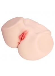 Мастурбатор-полуторс с двойным слоем материала и вибрацией Jenny Onahole Real Vagina - KOKOS - в Ельце купить с доставкой
