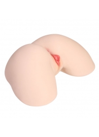 Мастурбатор-полуторс с двойным слоем материала и вибрацией Jenny Onahole Real Hips - KOKOS - в Ельце купить с доставкой