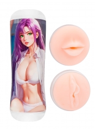 Двусторонний мастурбатор аниме - ротик и вагина - Tokyo Style - в Ельце купить с доставкой