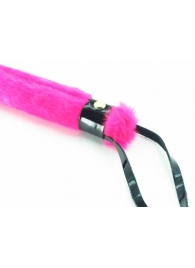 Нежная плеть с розовым мехом BDSM Light - 43 см. - БДСМ Арсенал - купить с доставкой в Ельце