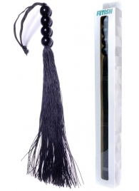 Черная силиконовая плеть - 37 см. - Boys of Toys - купить с доставкой в Ельце