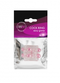 Прозрачная насадка на пенис с цветными шариками - Erowoman-Eroman - в Ельце купить с доставкой