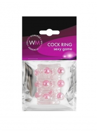 Прозрачная сквозная насадка на пенис с цветными шариками - Erowoman-Eroman - в Ельце купить с доставкой