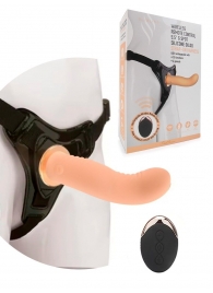 Женский вибрострапон со съемной насадкой и пультом ДУ - Erokay - купить с доставкой в Ельце