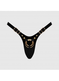 Черный пояс для фиксации насадок Strap-On-Me Leatherette Harness Fabulous - Strap-on-me - купить с доставкой в Ельце