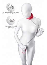Красный ошейник с подкладкой из меха - ToyFa - купить с доставкой в Ельце