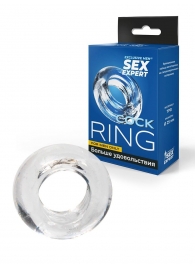 Прозрачное эрекционное кольцо-бублик - Sex Expert - в Ельце купить с доставкой