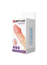 Телесная насадка на пенис Booker - 8 см. - Baile - в Ельце купить с доставкой