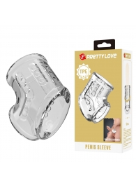 Прозрачная насадка на пенис и мошонку - Baile - в Ельце купить с доставкой