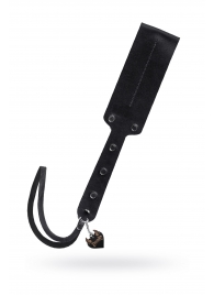 Черный кожаный пэддл - 32 см. - Pecado - купить с доставкой в Ельце