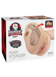 Телесный мастурбатор-вагина Pussy Pounder Squeeze Stroker - Pipedream - в Ельце купить с доставкой