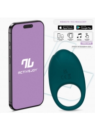 Зеленое интерактивное виброкольцо Ringo - Intoyou - в Ельце купить с доставкой