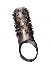 Дымчатая насадка на пенис с выпуклостями - 12 см. - Sex Expert - в Ельце купить с доставкой