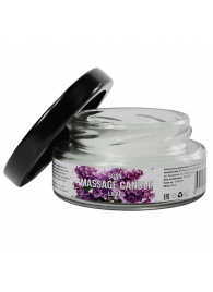 Массажная свеча «Сирень» - 50 мл. - SGAN - купить с доставкой в Ельце