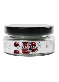 Массажная свеча «Спелая вишня» - 50 мл. - SGAN - купить с доставкой в Ельце
