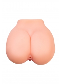 Реалистичный мастурбатор в форме попки с 2 любовными входами - No Name - в Ельце купить с доставкой