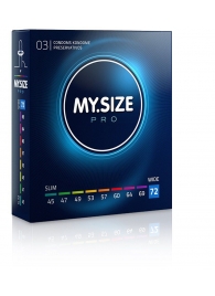 Презервативы MY.SIZE размер 72 - 3 шт. - My.Size - купить с доставкой в Ельце