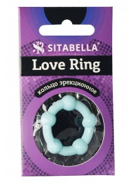 Цветное эрекционное кольцо Love Ring с бусинами - Sitabella - в Ельце купить с доставкой