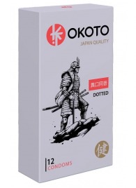 Точечные презервативы OKOTO Dotted - 12 шт. - Sitabella - купить с доставкой в Ельце
