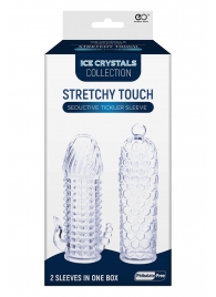 Набор из 2 прозрачных насадок на член Seductive Tickler Sleeves Set - NMC - в Ельце купить с доставкой