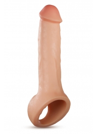 Телесная насадка-удлинитель Thrive 8.75 Inch Realistic Penis Extender Sleeve - 22,2 см. - Blush Novelties - в Ельце купить с доставкой
