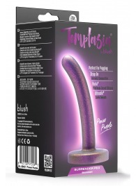 Фиолетовая насадка с гладкой поверхностью Surrender 4.75 Inch Beginner Pegging Dildo - 12 см. - Blush Novelties - купить с доставкой в Ельце