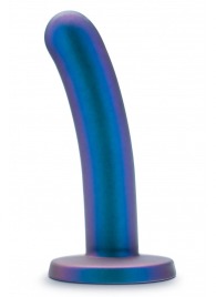 Синяя насадка с гладкой поверхностью Surrender 5.75 Inch Intermediate Pegging Dildo - 14,6 см. - Blush Novelties - купить с доставкой в Ельце