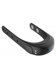 Черное эрекционное виброкольцо на ремешках - Boys of Toys - в Ельце купить с доставкой