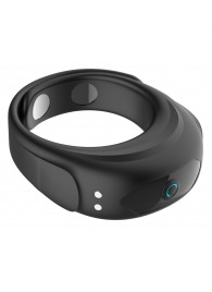 Черное эрекционное виброкольцо на ремешках - Boys of Toys - в Ельце купить с доставкой