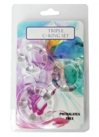 Набор из 3 эрекционных прозрачных колец - Boys of Toys - в Ельце купить с доставкой