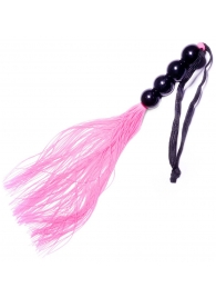 Розовая силиконовая плеть - 35,5 см. - Boys of Toys - купить с доставкой в Ельце