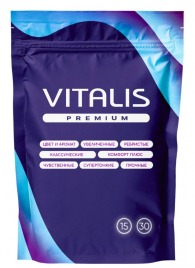 Презервативы VITALIS Premium Sensation с кольцами и точками - 15 шт. - Vitalis - купить с доставкой в Ельце