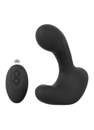 Черная анальная вибропробка с функцией расширения RC Butt Plug with 3 functions - Orion - в Ельце купить с доставкой