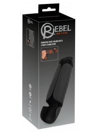 Черный вибромастурбатор с трехточечной стимуляцией Penis Trainer with 3 Point Stimulation - Orion - в Ельце купить с доставкой