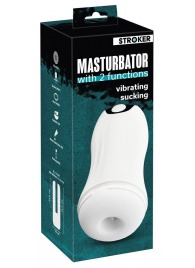 Белый мастурбатор Masturbator with 2 functions - Orion - в Ельце купить с доставкой