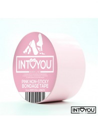 Розовый скотч для фиксации Non-Sticky Bondage Tape - 15 м. - Intoyou - купить с доставкой в Ельце