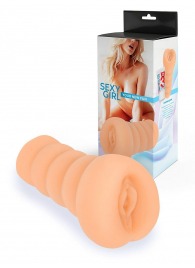 Телесный мастурбатор в виде вагины с узким входом - Sexy Girl - в Ельце купить с доставкой