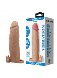 Телесная насадка на пенис Xerxes - 22 см. - Baile - в Ельце купить с доставкой