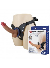 Поясной страпон Wells: трусики в форме бабочки и фаллоимитатор-насадка - Baile - купить с доставкой в Ельце