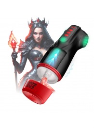 Интерактивный мастурбатор Raven с вакуумом, вибрацией и подсветкой - Shots Media BV - в Ельце купить с доставкой