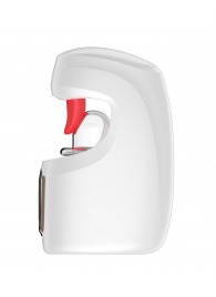 Белый мастурбатор с язычком и возвратно-поступательными движениями - Secwell - в Ельце купить с доставкой