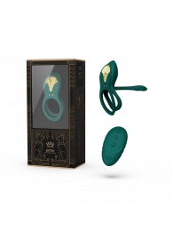 Зеленое эрекционное виброкольцо Bayek с пультом ДУ - Zalo - в Ельце купить с доставкой