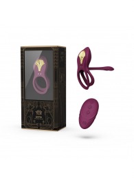 Фиолетовое эрекционное виброкольцо Bayek с пультом ДУ - Zalo - в Ельце купить с доставкой