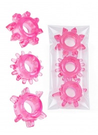 Комплект из трех розовых эрекционных колец - Erowoman-Eroman - в Ельце купить с доставкой