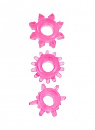 Комплект из трех розовых эрекционных колец - Erowoman-Eroman - в Ельце купить с доставкой