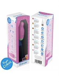 Розовое виброяйцо с петелькой и управлением через приложение - Oninder