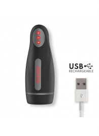 Черный автоматический мастурбатор с управлением через приложение - Oninder - в Ельце купить с доставкой