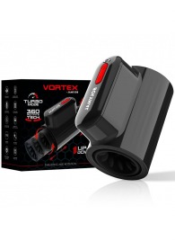 Черный автоматический мастурбатор с режимами поступательных движений и ротации - JAMYJOB - в Ельце купить с доставкой