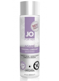 Женский лубрикант на водной основе JO AGAPE LUBRICANT ORIGINAL - 120 мл. - System JO - купить с доставкой в Ельце