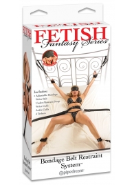 Набор для бондажа Bondage Belt Restraint System - Pipedream - купить с доставкой в Ельце